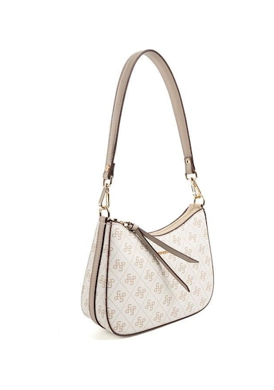 Silver Polo Sp1259 Kadın Omuz Çantası Monogram Bej-kum