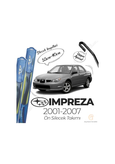 Subaru Impreza Ön Silecek Takımı (2001-2007) RBW Hibrit