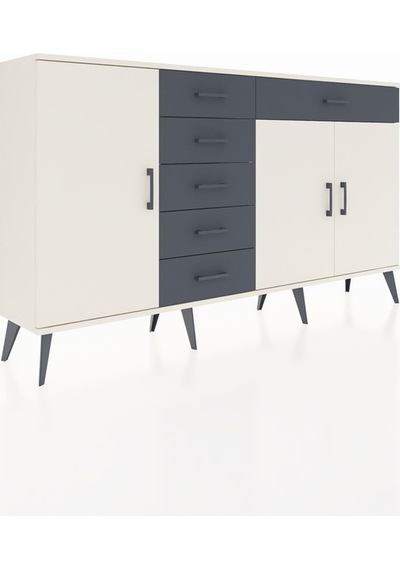 Arges Konsol 3 Raflı 6 Çekmeceli 3 Kapaklı 176x30x99 Aytaşı-aytaşı/antrasit Aytası/antrasıt - Aytası Arges Konsol 3 Raflı 6 Çekmeceli 3 Kapaklı 176x30x99 Aytaşı-aytaşı/antrasit Aytası/antrasıt - Aytası