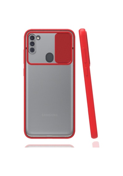 Samsung Uyumlu Galaxy A11 Kilif Palm Kamera Koruma Kapakli Silikon 474024501