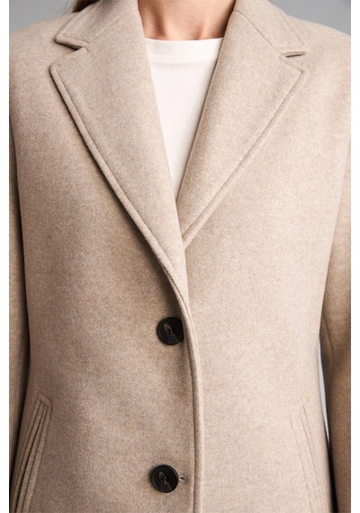 Defacto Regular Fit Ceket Yaka Kaşe Kaban H9742ax26wnbg501 Bej-bg501