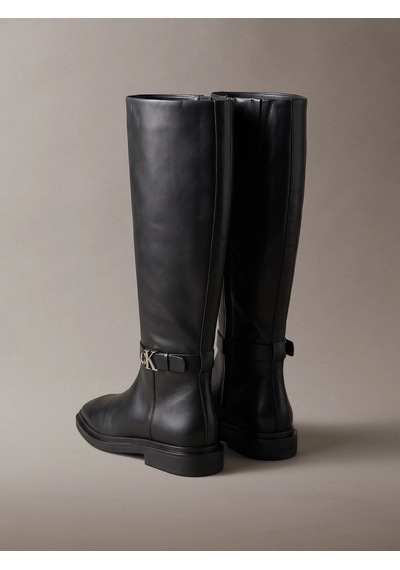 Calvin Klein Kadın Marka Logolu Günlük Kullanıma Uygun Siyah Bot & Bootie Hw0hw03187 0gj