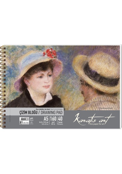 Karatis Çizim Blok Spiralli Art 160 Gr A5 20 Yp 484008-99