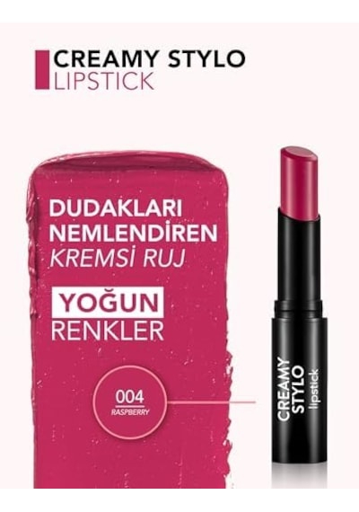 Creamy Stylo Yüksek Pigmentli & Yarı Parlak Bitişli Kremsi Ruj 0