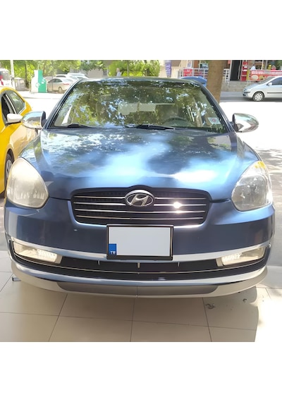 Hyundai Accent Era 2006-2010 Uyumlu H Lip Esnek Ön Lip 2 Parça Karlık Ön Ek Tampon Altı Dil