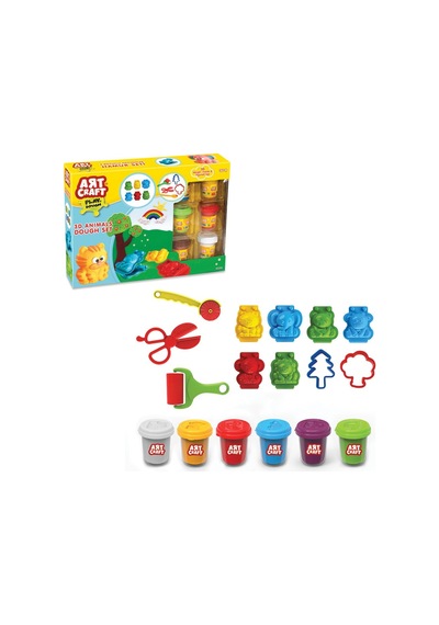 Oyuncak 3 Boyutlu Hayvan Hamur Set