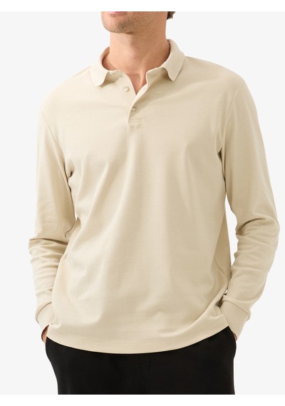 Erkek Polo Yaka T-shirt 40819 - Krem Krem