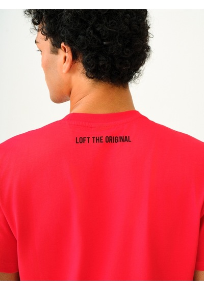LOFT Regular Fit Erkek Tshirt K.kol Lf2038390 Q1.v1 Kırmızı