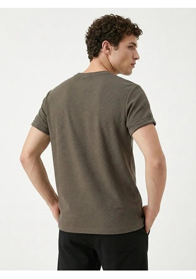 Loft Lf2042285 Erkek Kısa Kol T-shirt Khakı