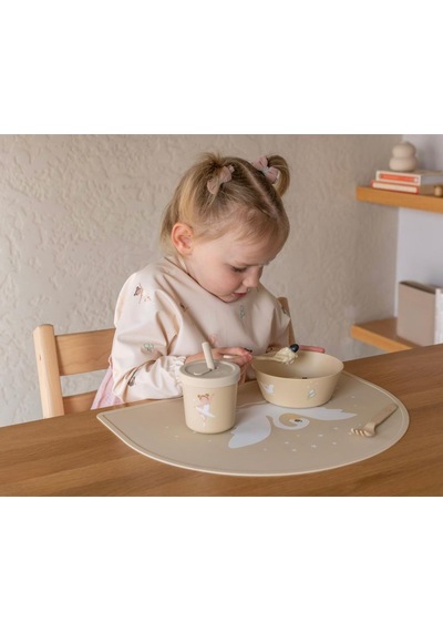 Citron Silicone Placemat Semi Circle Mama Altlığı - Ballerina