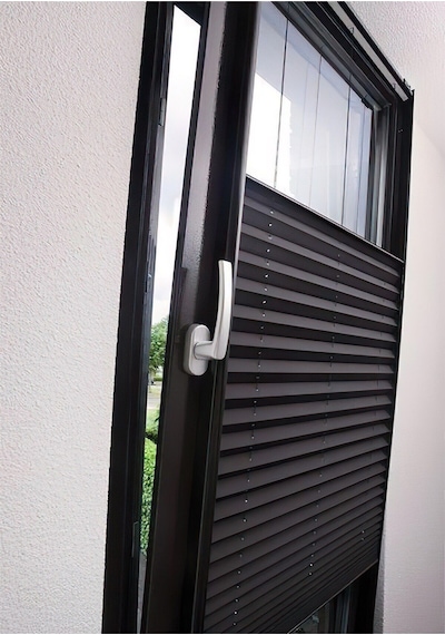 Kidmex Plise Black Out Katlanır Cam Balkon Perdesi 4 Renk - Ofis Perdesi - Mutfak Perdesi - Salon Perdesi