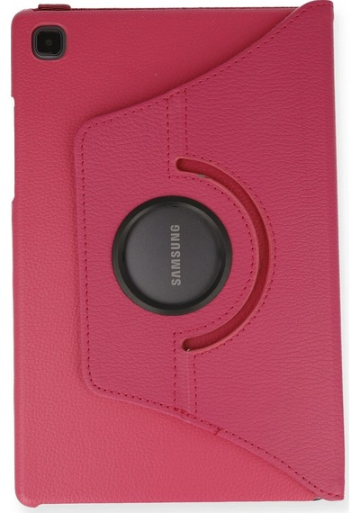 Newface - 504 - Samsung Galaxy Uyumlu T500 Tab A7 10.4 Kılıf 360 Tablet Deri Kılıf - Csmo-tex - - Pembe