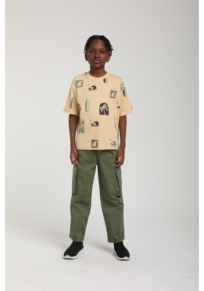 Xo Kids Erkek Çocuk Pantolon 4-8 Yaş 2573 haki