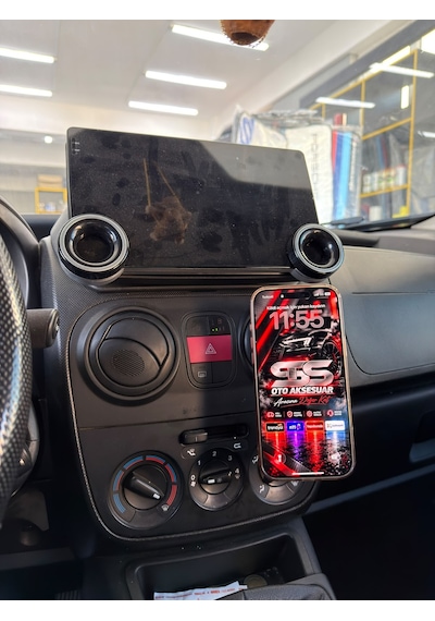 Citroen Nemo Özel Araç Içi Premium Telefon Tutucu - Araba Telefon Tutacağı Havalandırma Için Siyah