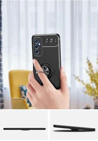 Galaxy Uyumlu M52 Kılıf Zore Ravel Silikon Kapak