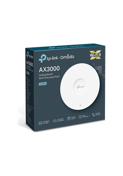 TP-LINK OMADA EAP650 AX3000 2400 MBPS DUALBA  D WIFI6 TAVAN TİPİ