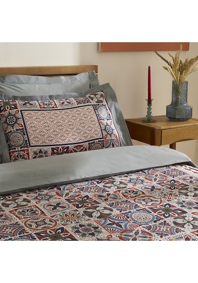 Karaca Home Tessera %100 Pamuk Çift Kişilik Nevresim Takımı Mint Mint