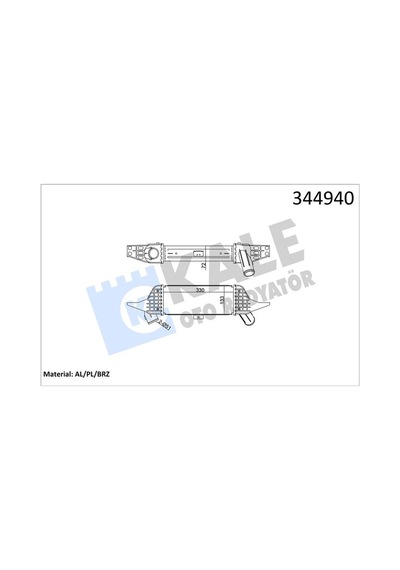 Turbo Radyatörü Kale 344940 Hyundai H100 Kamyonet