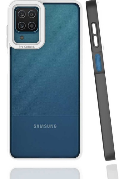 Zore Galaxy Uyumlu A12 Kılıf Mima Kapak - Siyah Siyah