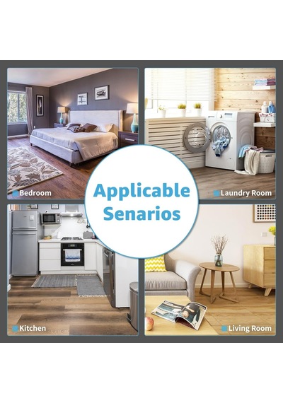 Technosmart 4adet 30cm 30cm Kendinden Yapışkanlı Lvt Zemin Ve Duvar Kaplama Mutfak Banyo Karo Stickr
