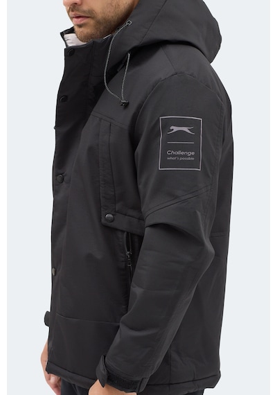 Slazenger Globe Erkek Siyah Mont & Kaban Siyah