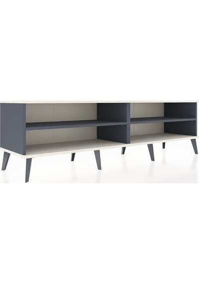 Hyperion Tv Ünitesi 2 Raflı 176x44x51 Antrasit-aytaşı/antrasit Aytası/antrasıt Hyperion Tv Ünitesi 2 Raflı 176x44x51 Antrasit-aytaşı/antrasit Aytası/antrasıt