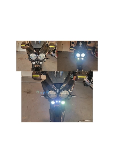 Nyf Motosiklet Led Lamba 6 Led 9-85v 6w 100x65x60 Mm L5