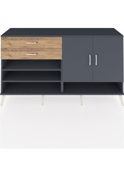 Hyperion Konsol 4 Raflı 2 Çekmeceli 2 Kapaklı 176x44x99 Antrasit- Antrasit-antrasit/çam Hyperion Konsol 4 Raflı 2 Çekmeceli 2 Kapaklı 176x44x99 Antrasit- Antrasit-antrasit/çam