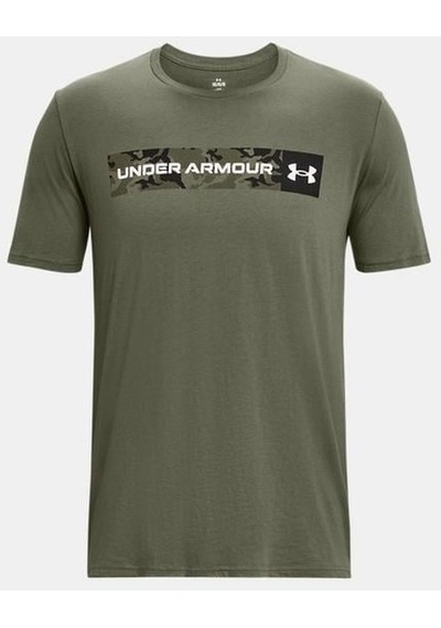 Under Armour Ua Camo Chest Stripe Ss Erkek T-shirt-28305-yeşil
