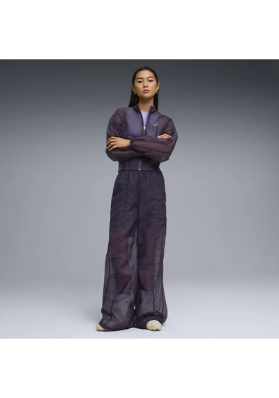 Puma Dare To Oversized Woven Jacket Deep Plum Mor Kadın Ceket