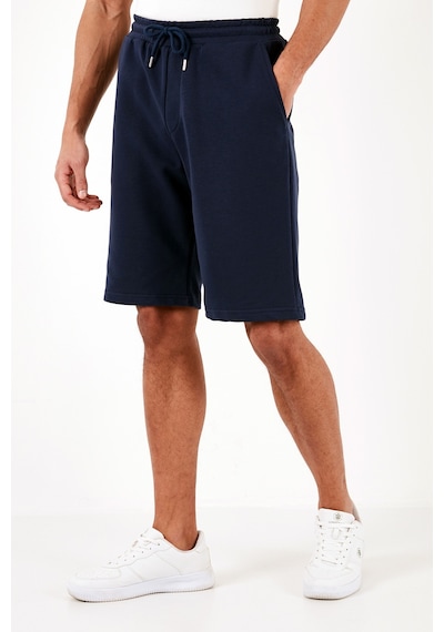 Buratti Pamuklu Belden Bağlamalı Cepli Regular Fit Erkek Short 5908042 Indigo