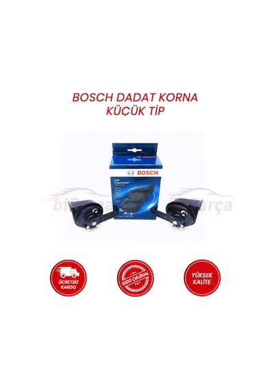 Bosch  Dadat Salyangoz Korna Seti Çiftli 12V 410/510Hz 118Db
