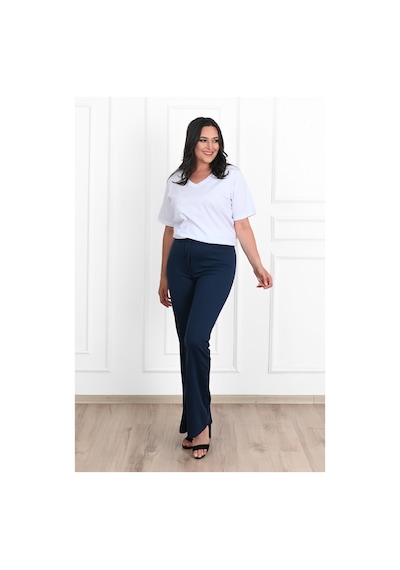 Koza Butik Kadın İspanyol Paça Toparlayıcı Pantolon 6213-23 001