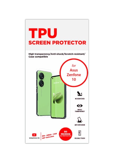 Asus Zenfone 10 Full Kaplama Ön Arka Ve Yanlar 360 Derece Hd Film