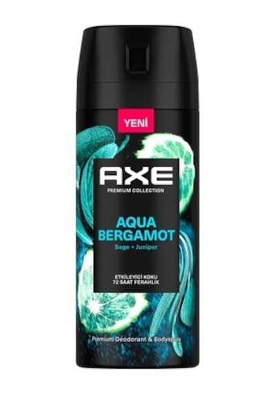 Axe Premium Collection Erkek Sprey Deodorant Aqua Bergamot 150