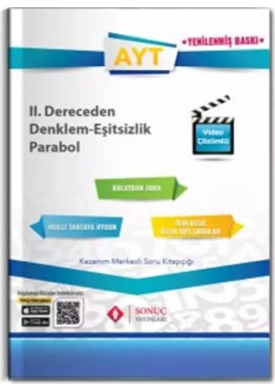 Sonuç II. Dereceden Denklemler Eşitsizlik Parabol -  Sonuç Yayınları