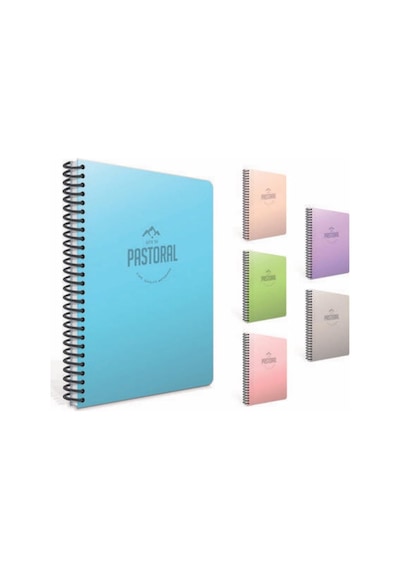 Gıpta Pastoral Defter Spiralli Plastik Kapak A4 96 Yaprak Kareli