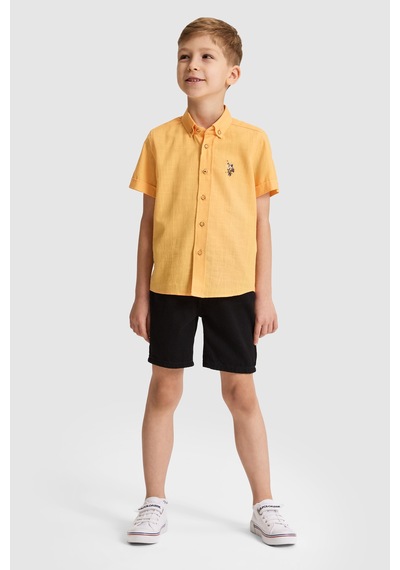 U.S. Polo Assn. U.s. Polo Assn. Erkek Çocuk Gömlek Kısa Kollu 50320261-vr244 Mango