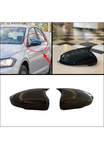 Volksavagen Polo 6r 2009-2014 Siyah Batman Ayna Kapagı