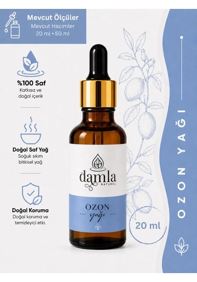 Biodamla Natural Ozon Yağı 20 Ml