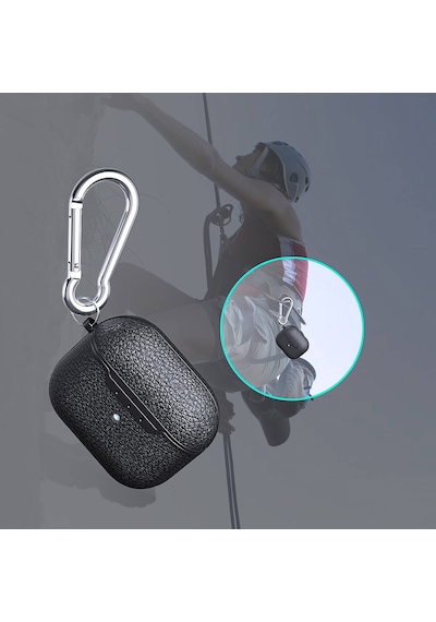 Subutu Apple Uyumlu AirPods 4 Kılıf Airbag 03 Silikon-siyah Siyah
