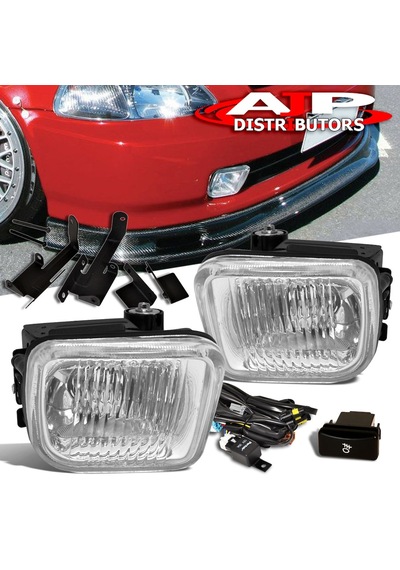 Honda Civic 1996-1998 Sedan H.b Beyaz Kare Sis Farı