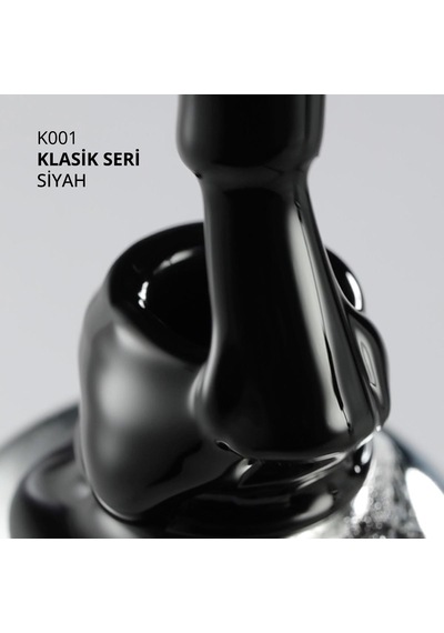 Kalıcı Oje K001, Siyah, 10 Ml Diğer