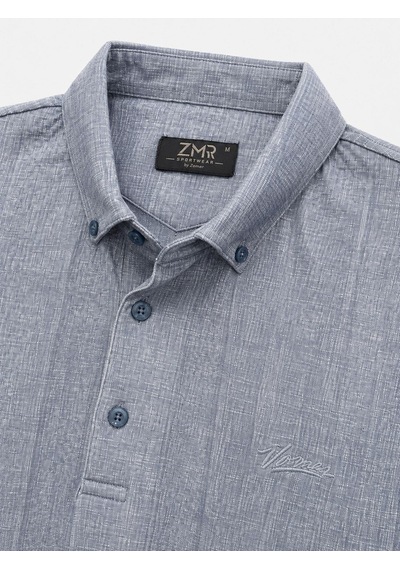 Classics Men Zamur Slim Fit Erkek Polo Yaka Kısa Kol Tişört 7708 Mavi