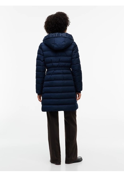 Tommy Hilfiger Kadın Marka Logolu Günlük Kullanıma Uygun Lacivert Mont Ww0ww51111 C1g