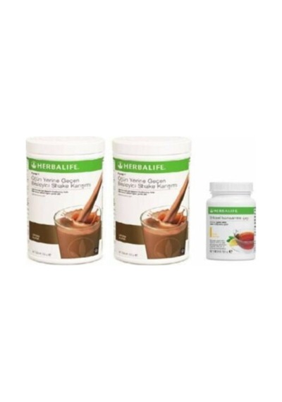 Herbalife Çikolatalı Formül 1 Shake 2 Adet Limonlu Konsantre Çay 50 Gr 1 Adet