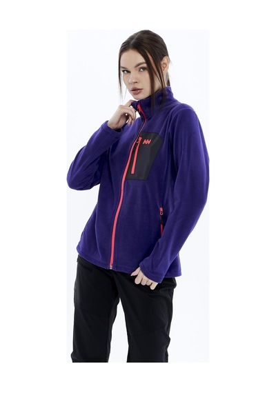Helly Hansen W Block Fullzıp Polar Mont Lacivert