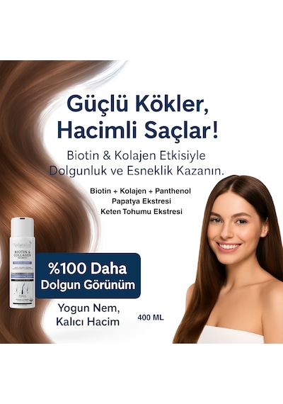 Biotin & Kolajen Şampuan 400 Ml