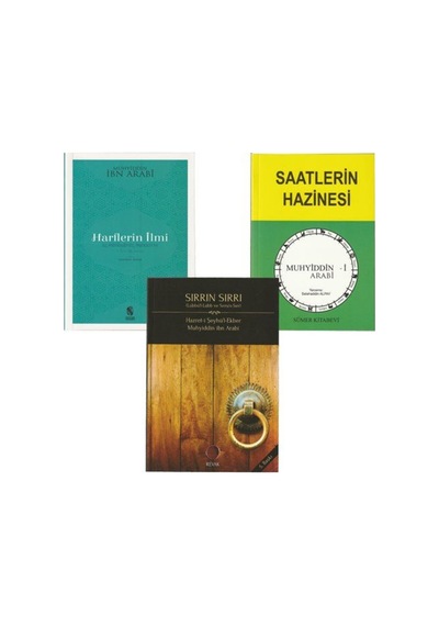 İbn Arabi Sırlar Hazinesi 3 Kitap Set - Saatlerin hazinesi-Sır... 9280000016886