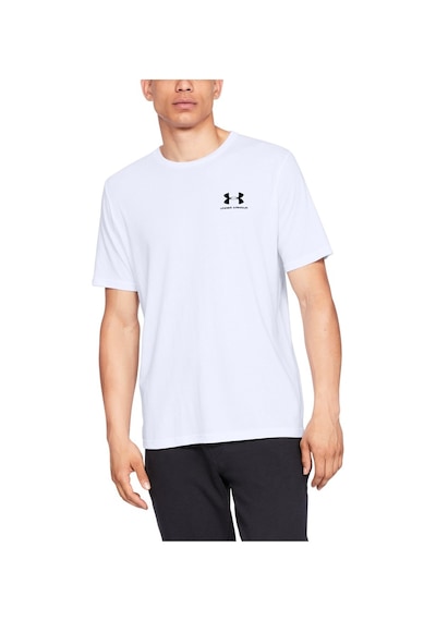 Under Armour Erkek Ua Sportstyle Left Chest Kısa Kollu Tişört 1326799-100 Beyaz